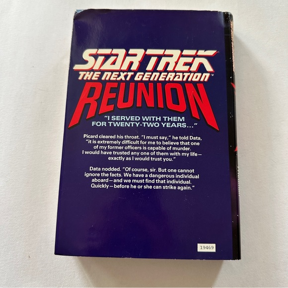 Book: 1991 - Reunion (Star Trek: The Next Generation)-Michael Jan Friedman - Picture 5 of 6